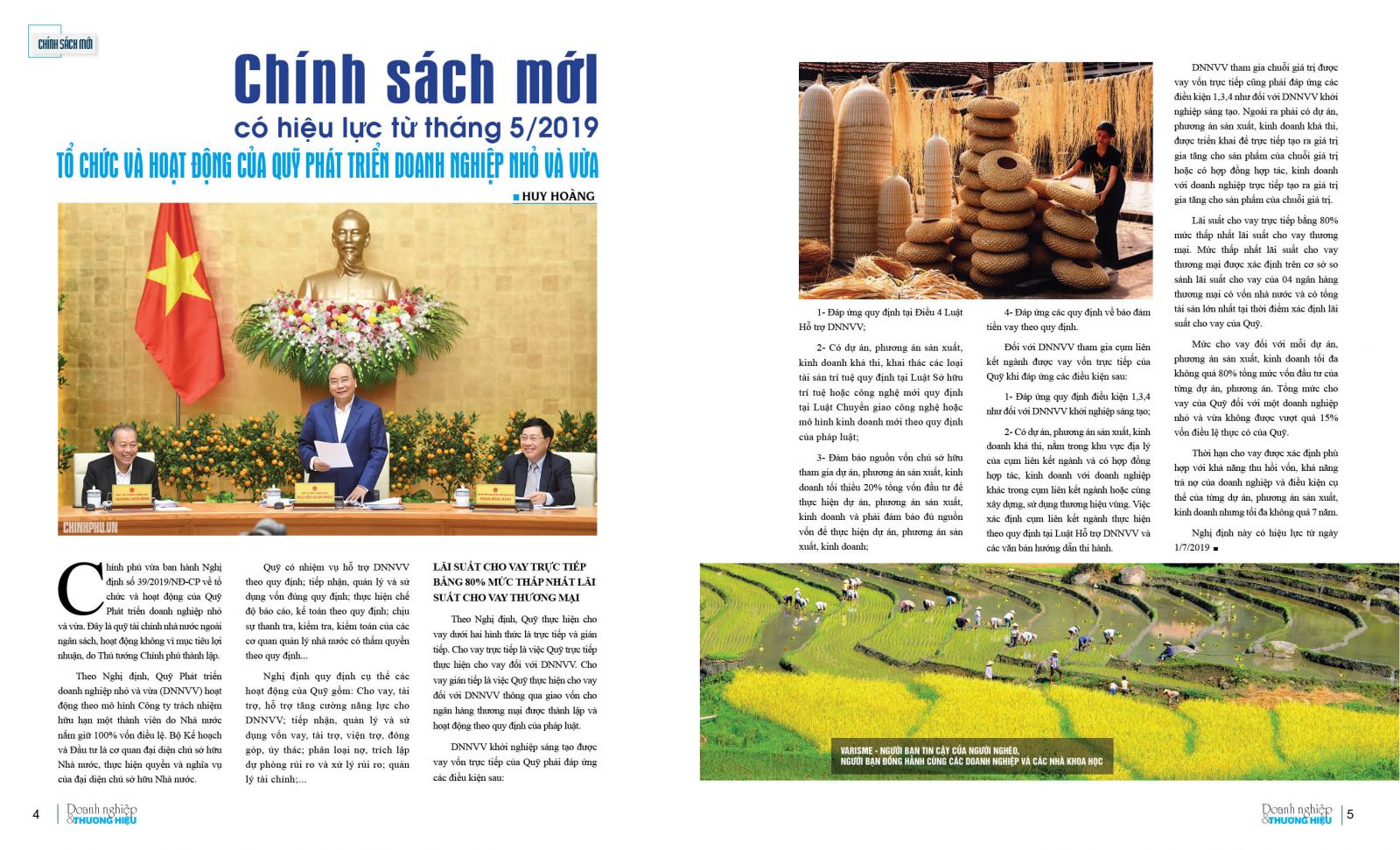 Tạp chí Doanh nghiệp và Thương hiệu Số tháng 05/2019
